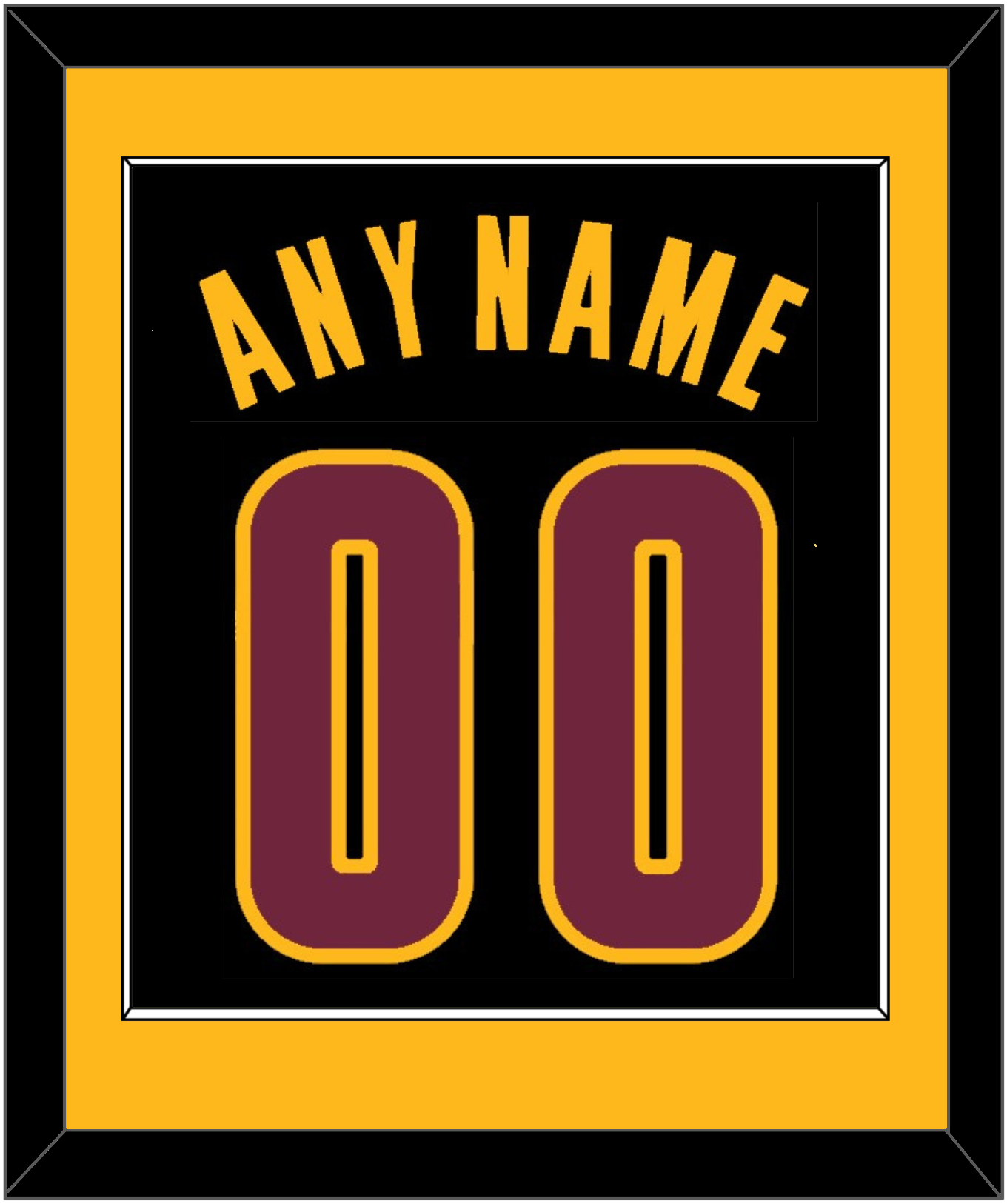 Cleveland Name & Number - Black Pride (2015-2017) - Essential Tier 2
