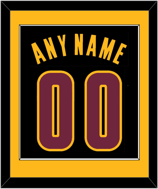 Cleveland Name & Number - Black Pride (2015-2017) - Essential Tier 2
