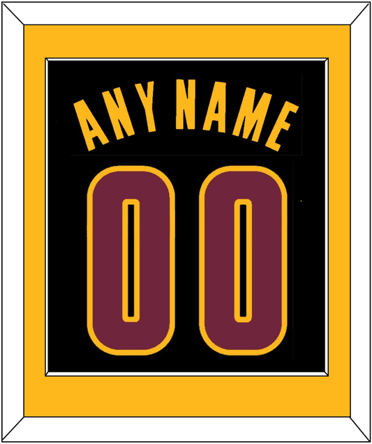 Cleveland Name & Number - Black Pride (2015-2017) - Essential Tier 2