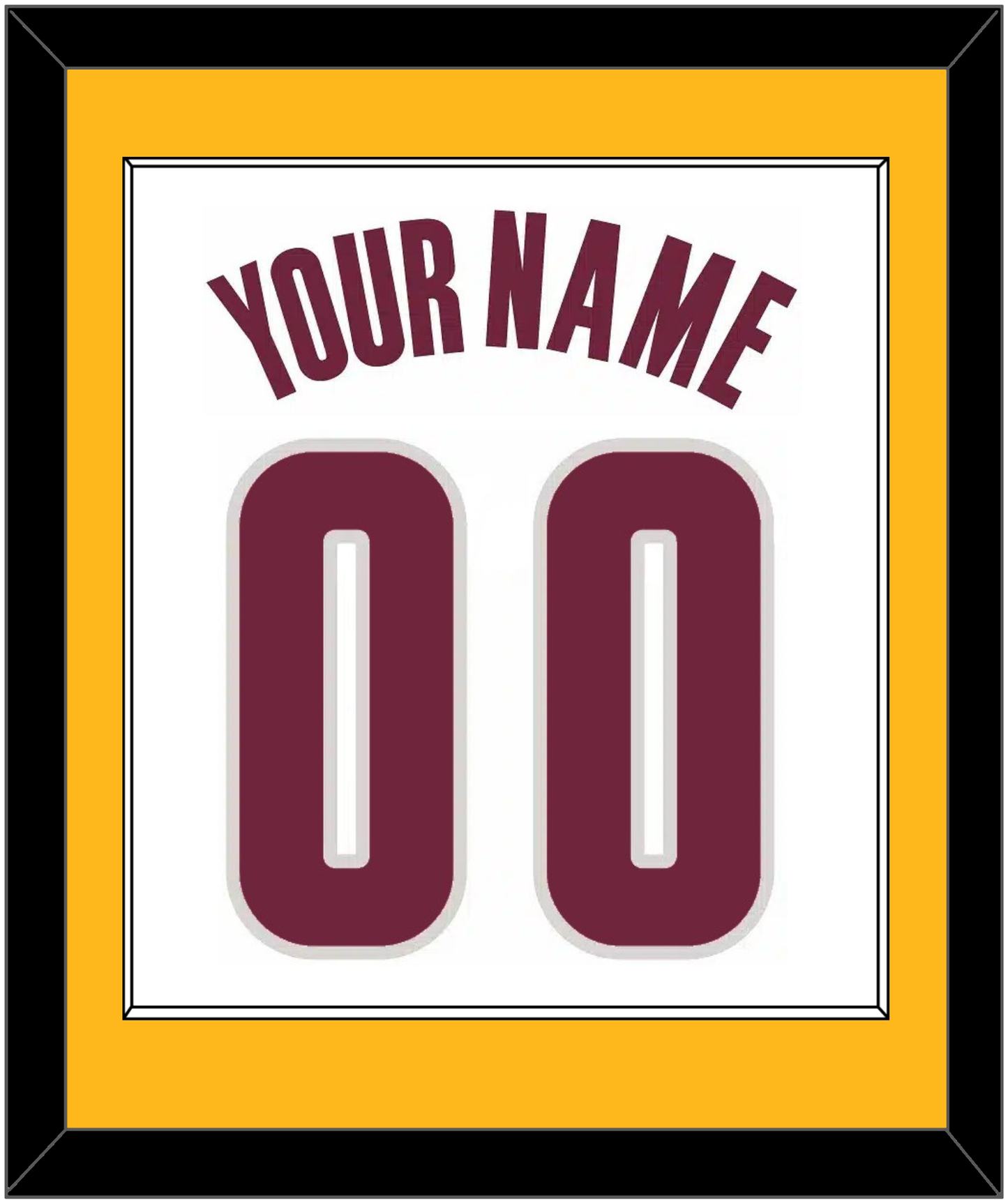 Cleveland Name & Number - Home White (2010-2017) - Essential Tier 1