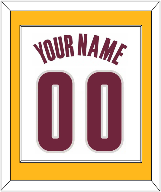 Cleveland Name & Number - Home White (2010-2017) - Essential Tier 1