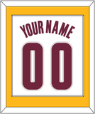 Cleveland Name & Number - Home White (2010-2017) - Single Mat 1