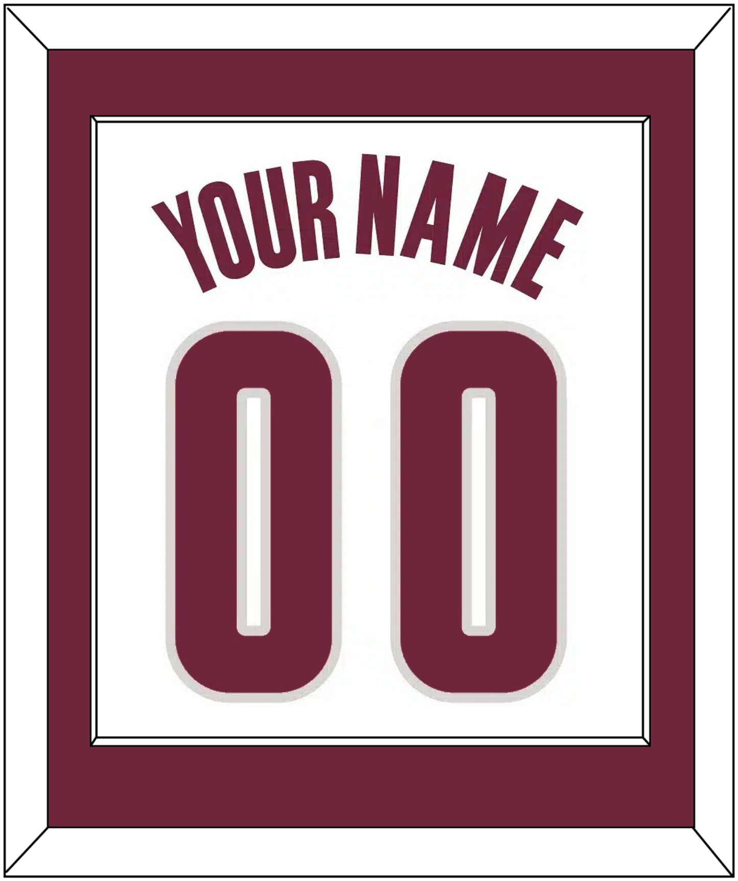 Cleveland Name & Number - Home White (2010-2017) - Essential Tier 2