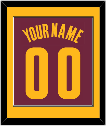Cleveland Name & Number - Road Red (2010-2017) - Essential Tier 2