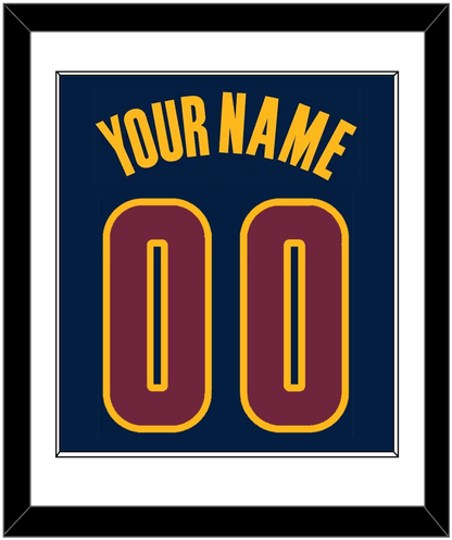 Cleveland Name & Number - Alternate Blue (2014-2017) - Essential Tier 1