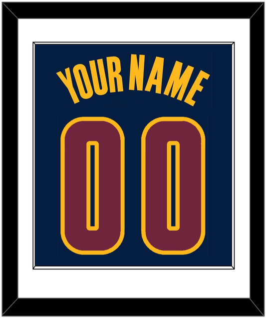 Cleveland Name & Number - Alternate Blue (2014-2017) - Essential Tier 1
