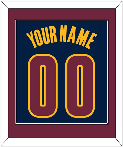 Cleveland Name & Number - Alternate Blue (2014-2017) - Essential Tier 2