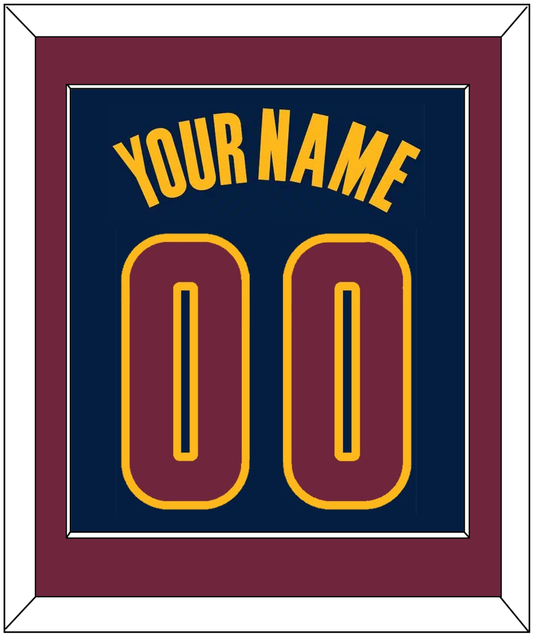 Cleveland Name & Number - Alternate Blue (2014-2017) - Essential Tier 2