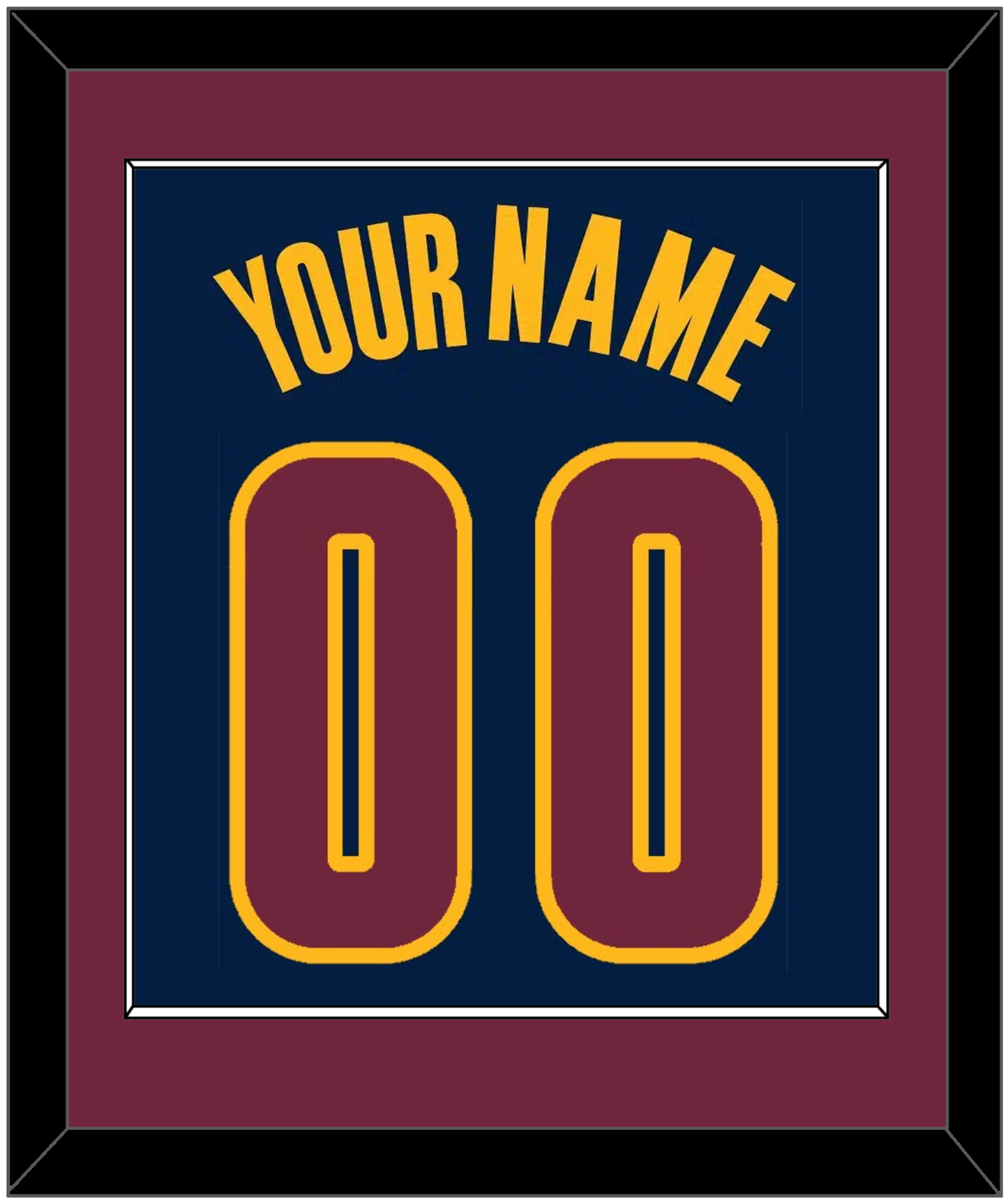 Cleveland Name & Number - Alternate Blue (2014-2017) - Essential Tier 2
