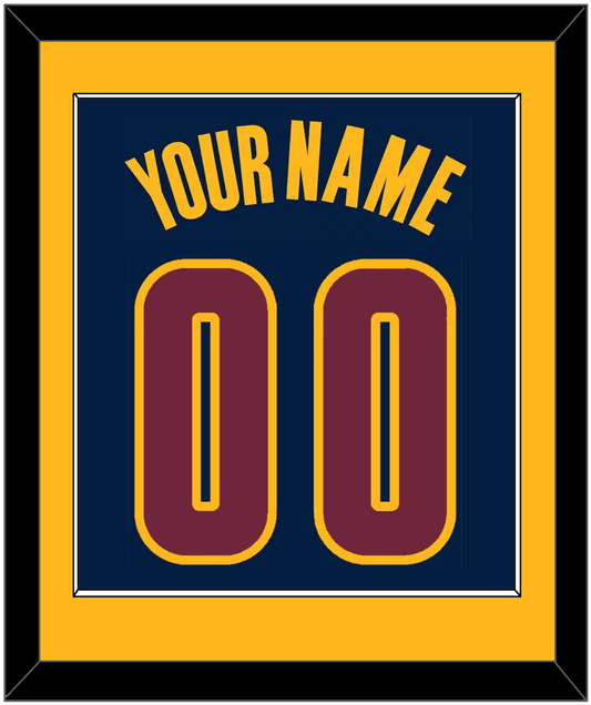 Cleveland Name & Number - Alternate Blue (2014-2017) - Essential Tier 3