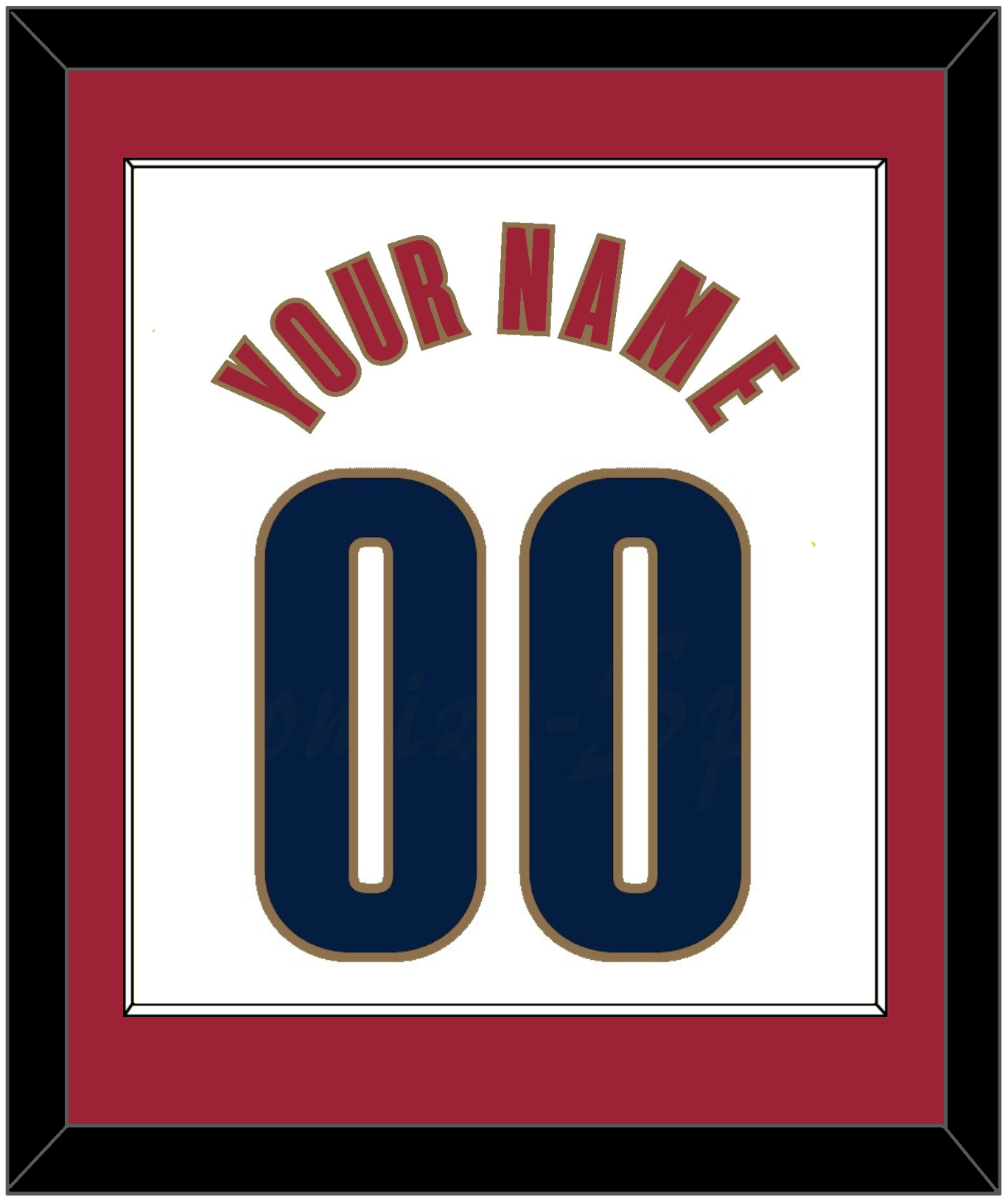 Cleveland Name & Number - Home White (2003-2010) - Essential Tier 1