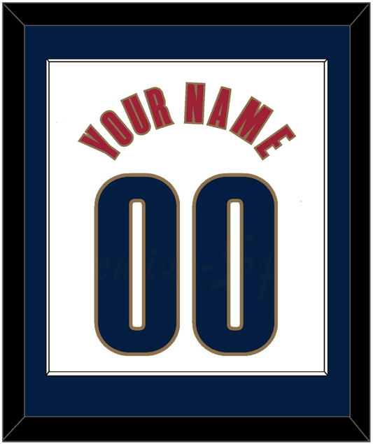 Cleveland Name & Number - Home White (2003-2010) - Essential Tier 2