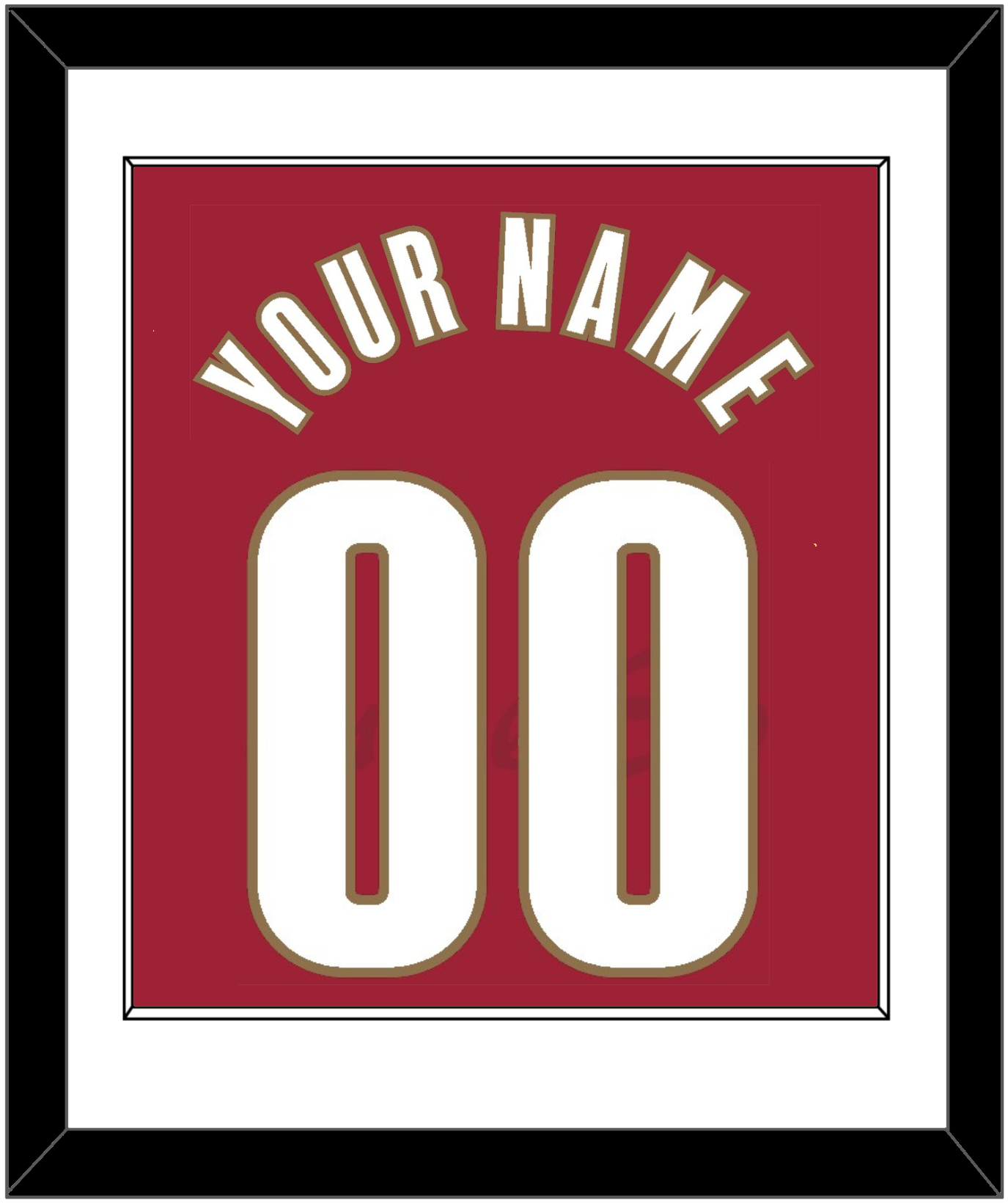 Cleveland Name & Number - Road Red (2003-2010) - Essential Tier 1