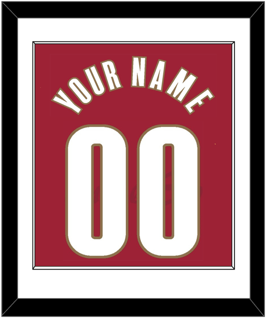 Cleveland Name & Number - Road Red (2003-2010) - Essential Tier 1