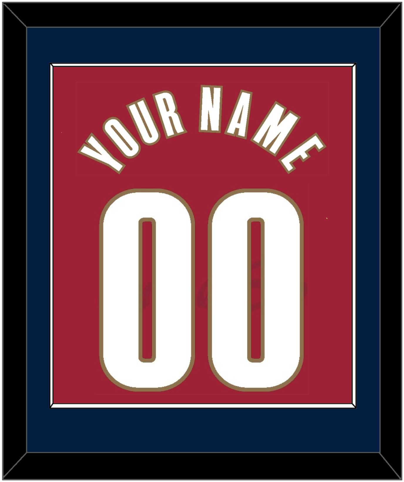 Cleveland Name & Number - Road Red (2003-2010) - Essential Tier 2