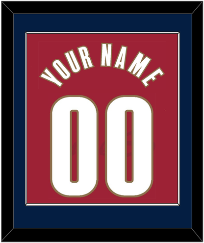 Cleveland Name & Number - Road Red (2003-2010) - Essential Tier 2