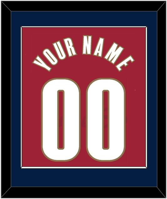 Cleveland Name & Number - Road Red (2003-2010) - Essential Tier 2