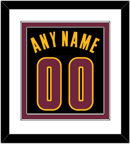 Cleveland Name & Number - Black Pride (2015-2017) - Signature Tier 1