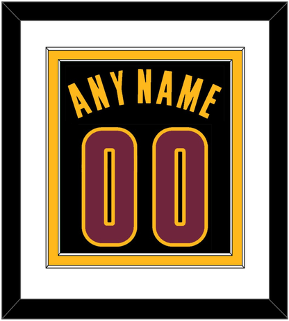 Cleveland Name & Number - Black Pride (2015-2017) - Signature Tier 2