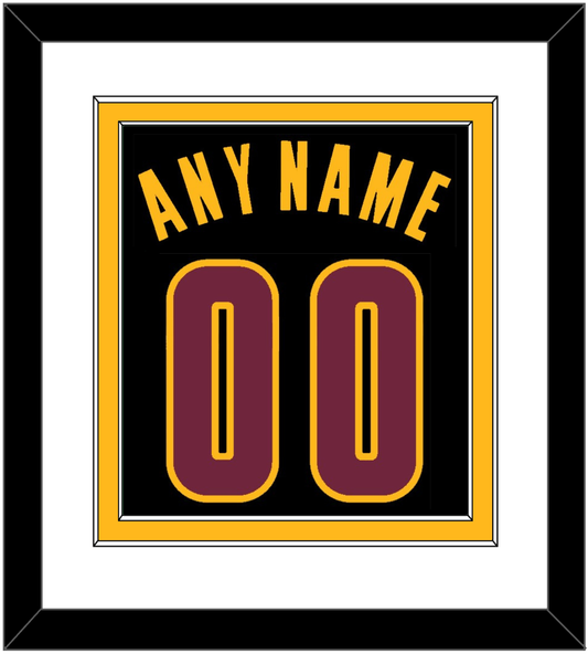 Cleveland Name & Number - Black Pride (2015-2017) - Signature Tier 2