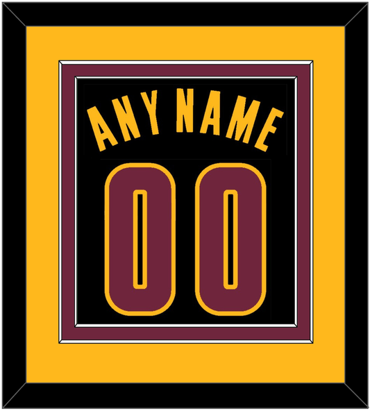 Cleveland Name & Number - Black Pride (2015-2017) - Signature Tier 3