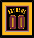 Cleveland Name & Number - Black Pride (2015-2017) - Double Mat 3