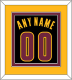 Cleveland Name & Number - Black Pride (2015-2017) - Double Mat 3