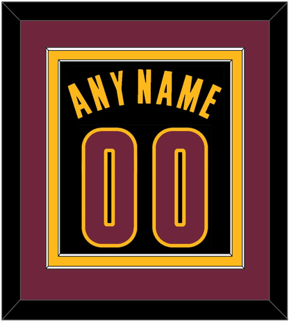 Cleveland Name & Number - Black Pride (2015-2017) - Signature Tier 4