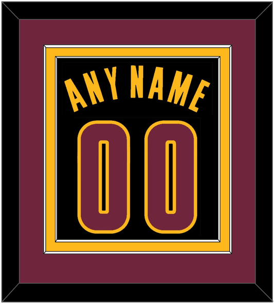 Cleveland Name & Number - Black Pride (2015-2017) - Signature Tier 4