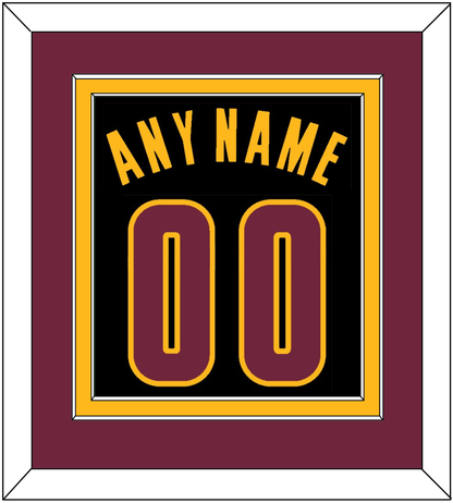 Cleveland Name & Number - Black Pride (2015-2017) - Signature Tier 4