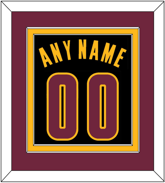 Cleveland Name & Number - Black Pride (2015-2017) - Signature Tier 4
