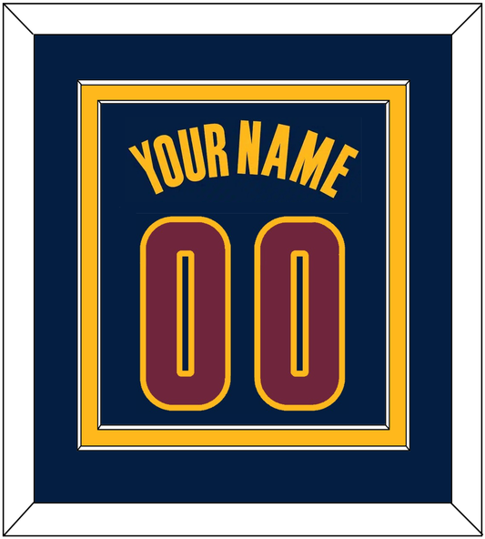 Cleveland Name & Number - Alternate Blue (2014-2017) - Signature Tier 3