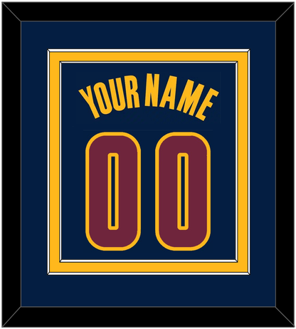 Cleveland Name & Number - Alternate Blue (2014-2017) - Signature Tier 3
