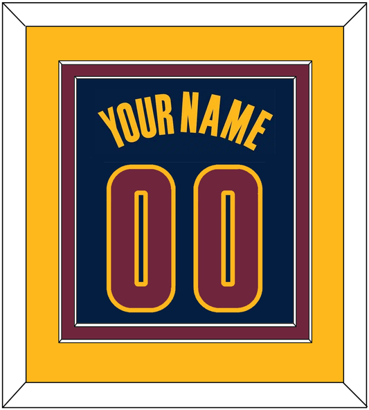 Cleveland Name & Number - Alternate Blue (2014-2017) - Signature Tier 4