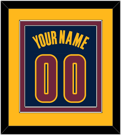 Cleveland Name & Number - Alternate Blue (2014-2017) - Signature Tier 4