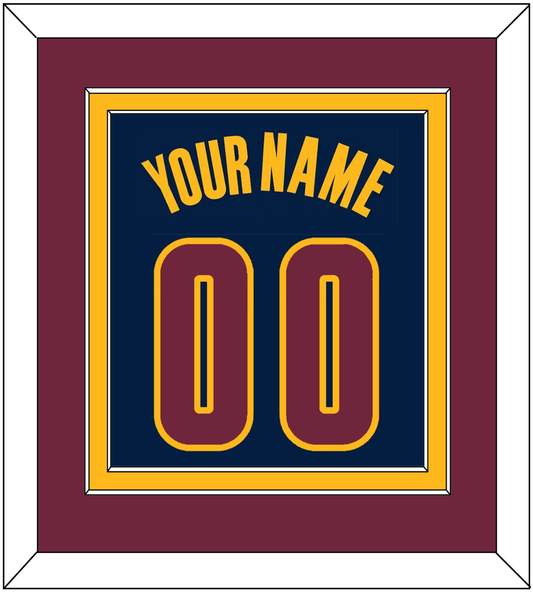 Cleveland Name & Number - Alternate Blue (2014-2017) - Signature Tier 5