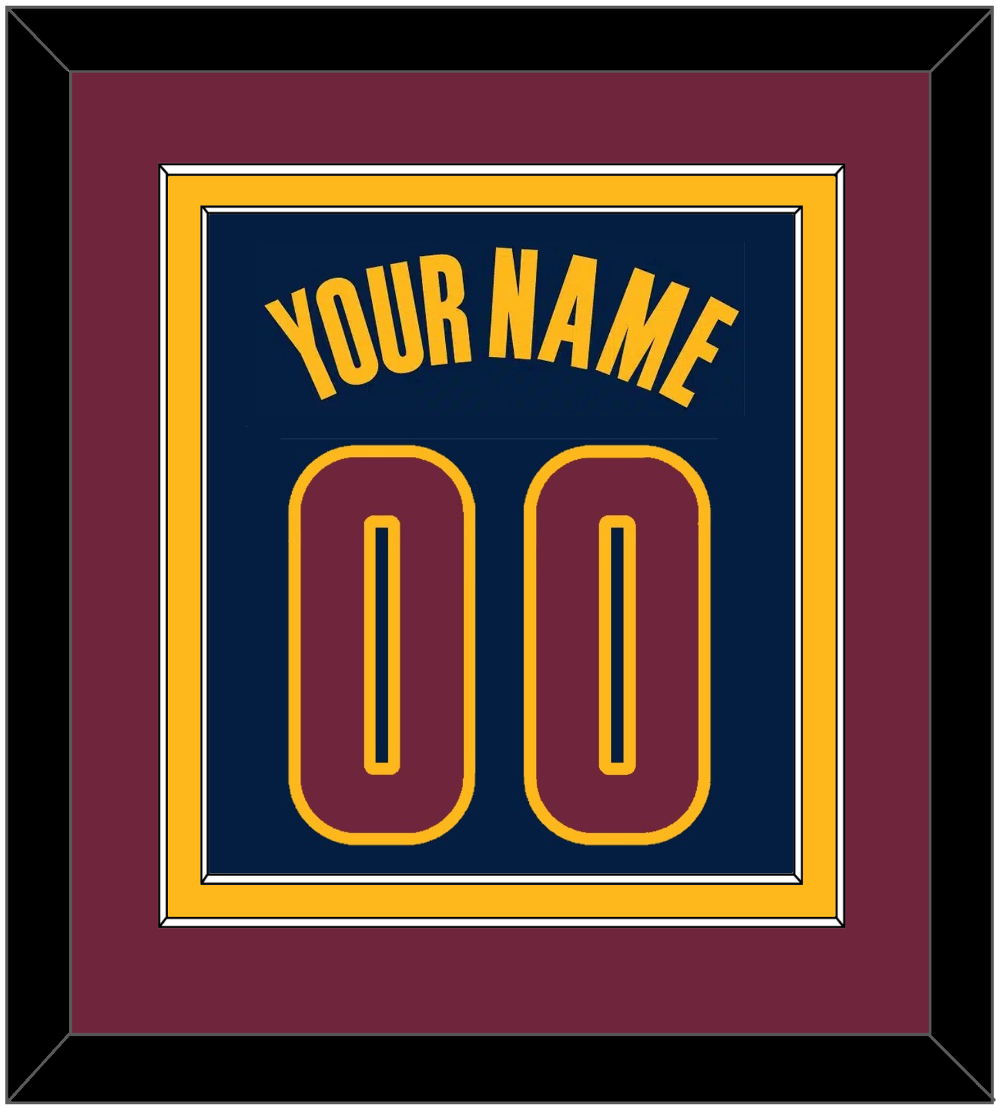 Cleveland Name & Number - Alternate Blue (2014-2017) - Signature Tier 5