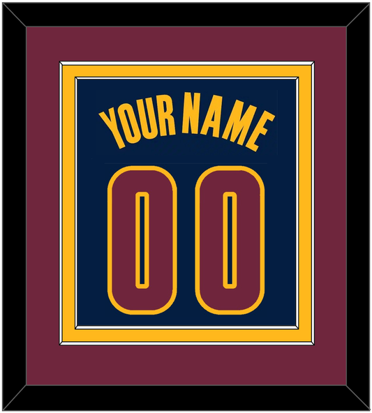 Cleveland Name & Number - Alternate Blue (2014-2017) - Signature Tier 5