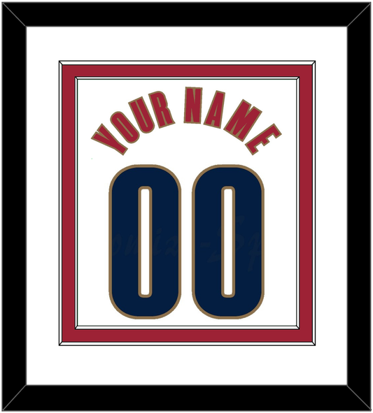 Cleveland Name & Number - Home White (2003-2010) - Signature Tier 1