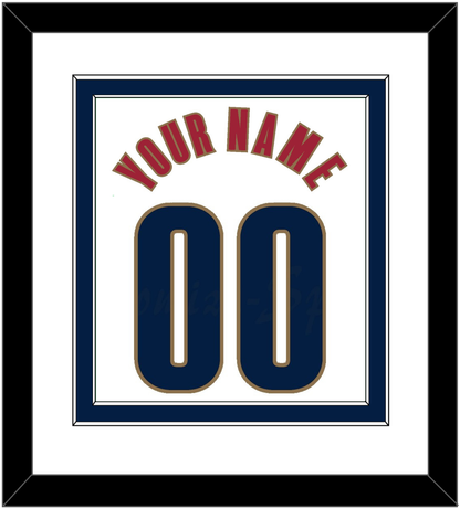 Cleveland Name & Number - Home White (2003-2010) - Signature Tier 2