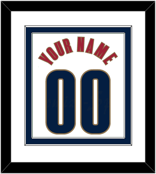 Cleveland Name & Number - Home White (2003-2010) - Signature Tier 2