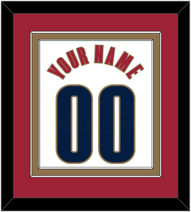 Cleveland Name & Number - Home White (2003-2010) - Double Mat 3