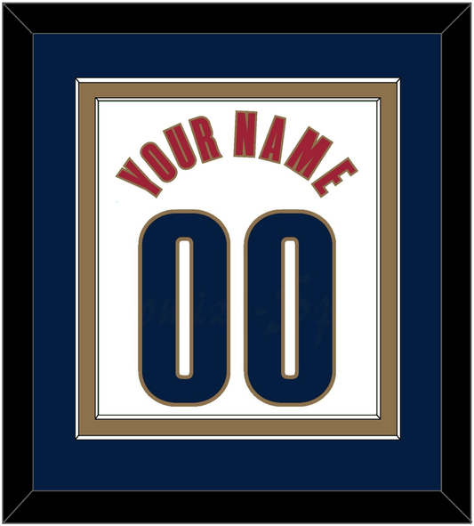 Cleveland Name & Number - Home White (2003-2010) - Signature Tier 4