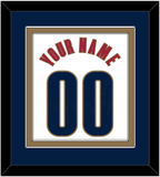 Cleveland Name & Number - Home White (2003-2010) - Double Mat 4