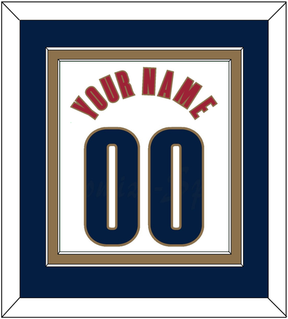 Cleveland Name & Number - Home White (2003-2010) - Signature Tier 4