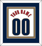 Cleveland Name & Number - Home White (2003-2010) - Double Mat 4