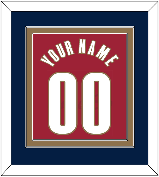Cleveland Name & Number - Road Red (2003-2010) - Signature Tier 3