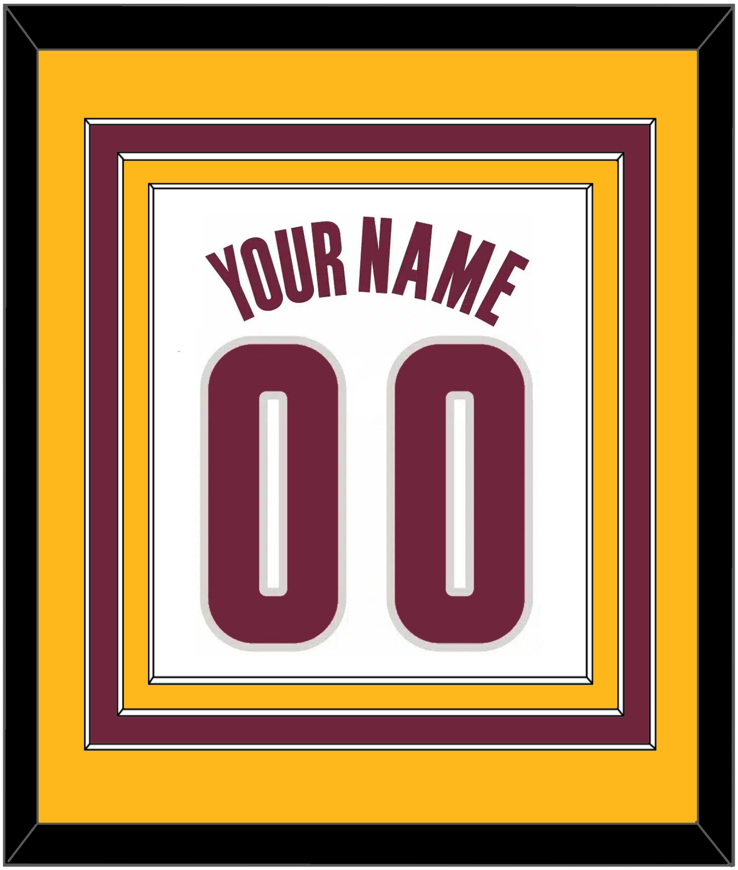 Cleveland Name & Number - Home White (2010-2017) - Premier Tier 3