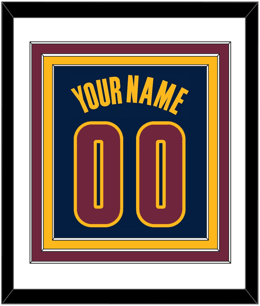 Cleveland Name & Number - Alternate Blue (2014-2017) - Premier Tier 1