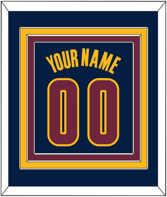 Cleveland Name & Number - Alternate Blue (2014-2017) - Premier Tier 2
